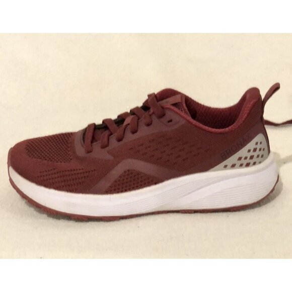 Bronax Mens Supportive Wide Toe Box Red Running Shoes S71 Sz EU40/US 7 GC - Picture 7 of 12